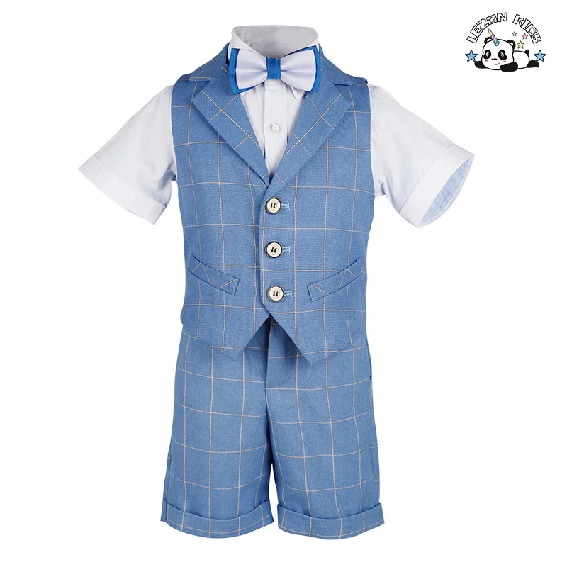 LEZONKIDS - Customizable High Quality Clothes Boys Clothing Set Kids Clothing Sets Formal Occasion Boys Suits